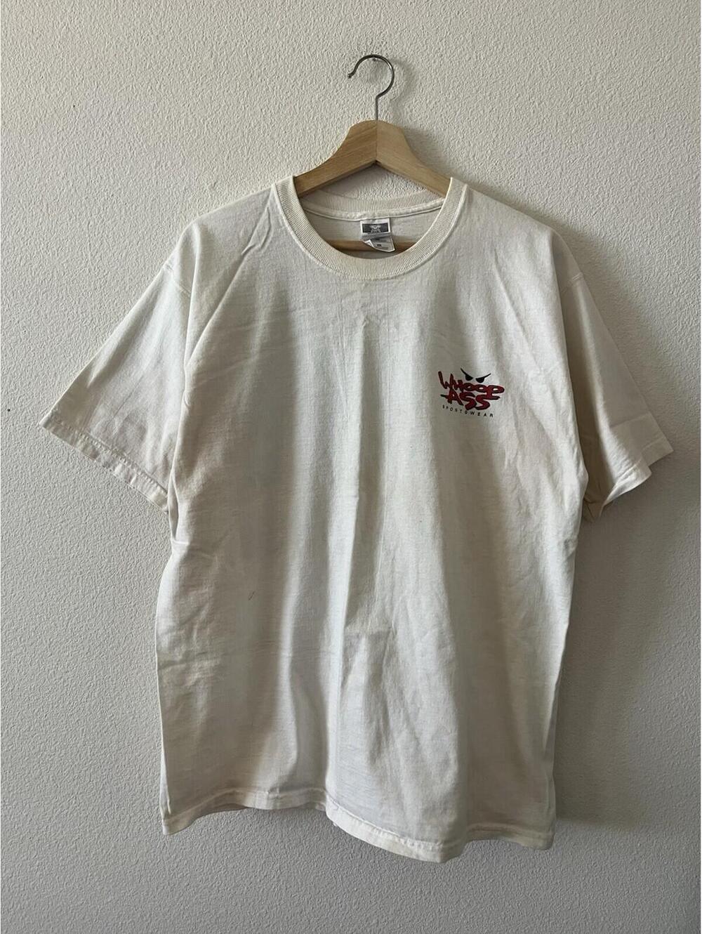 Vintage Whoop Ass Sportswear Graphic T-Shirt Large